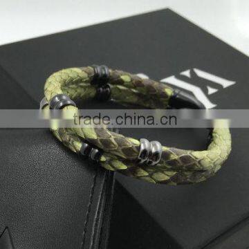 2016 Genuine Customize Genuine Luxury Python Man Bracelet for Man Gift photo-3
