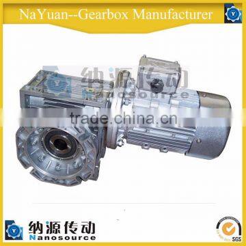 NMRV series Aluminum Alloy ratio 50 1 Durst Gearbox