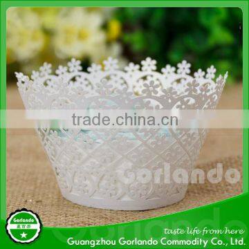 Cake Tools Baking Custom Lace Cupcake Wrapper For Party photo-3