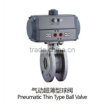 Pneumatic thin type Ball Valve