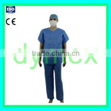 Disposable sms scrub suits and patient gown