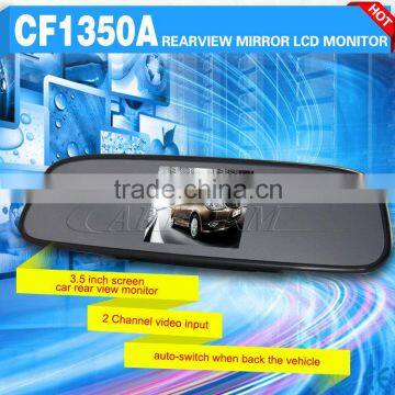 rearview mirror car 3.5 inch lcd monitor