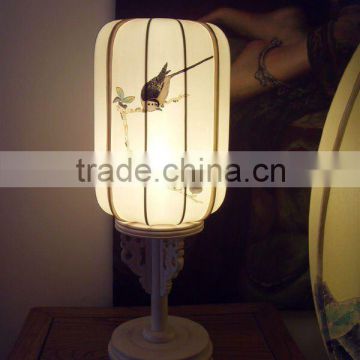 Chinese antique bedroom table light