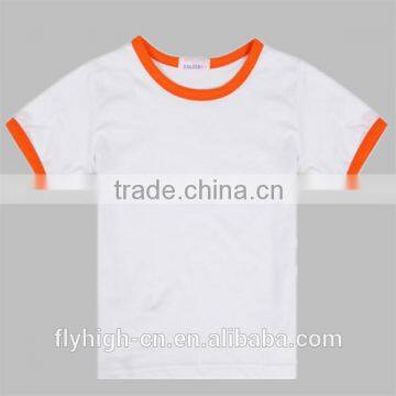 Promotional Short Sleeve Cotton Material Custom t Shirt for Kids photo-2