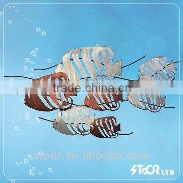 Ocean style home art signs metal wall decor