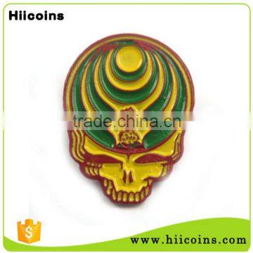 Wholesale Custom Metal Red Paint Grateful Dead Lapel Hat Pin                        
                                                Quality Choice