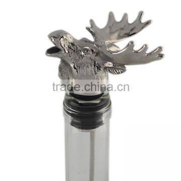 wholesale popular new style moose deer wine measured pourer