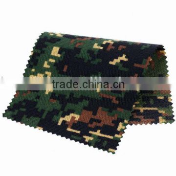 camouflage 1000D nylon cordura fabric with PU coating