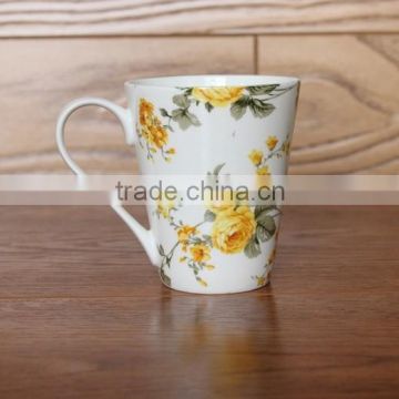 beautiful porcelain drinking cup,soft drink cup,cold drink cup