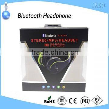 New super bass wireless bluetooth headphone sd card