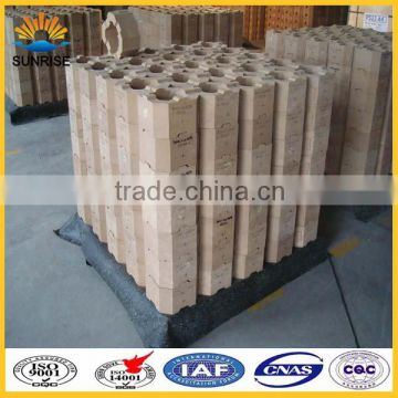 Magnesia-zirconia-calciun refractory brick for cement rotary kiln