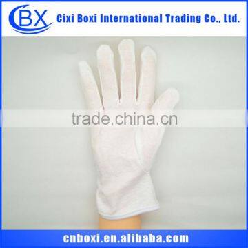 High quality white cotton glove with PVC dots on palm,work glove,industrial glove