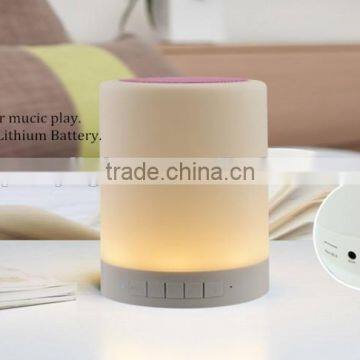 Portable Touch Sensor Smart Lamp Bluetooth Outdoor Speaker With Wireless Mic photo-5