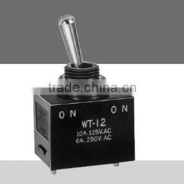 NKK waterproof switches WT12L SPDT IP67 environmentally Sealed toggle switch