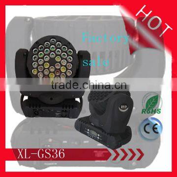 11/15CH 36*3W RGBW DMX 512 beam Moving head led ktv disco lights online