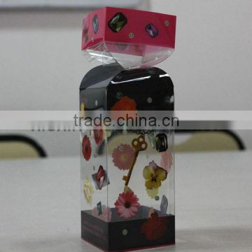 cheap clear plastic gift perfume packaging