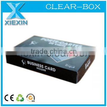 new oem acetate pvc clear business card box