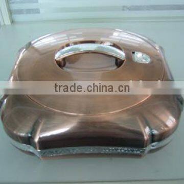 copper color food container