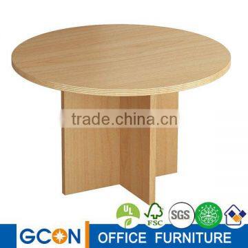 Small round meeting table/wood living room end table/MDF coffee table