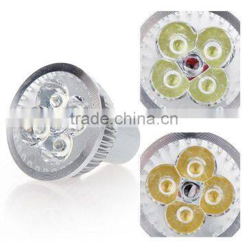 Dimmable LED Light Spotlight Lamp Bulb Warm White & White 4W GU10 185-265V Energy-Saving LED Lamps Long Service Life