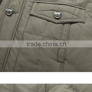 Custom 2015 New Male Winter Down Jacket Business Men Rabbit Fur Collar Men's Winter Jackets Men Suit photo-5