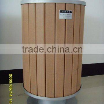 Outdoor Wood Plastic Composite Trash Bin