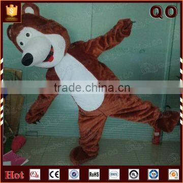 Professional custom design cartoon character polar bear costume for adult