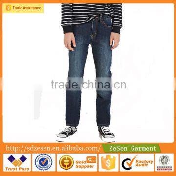 Kid Clothes At High-quality Supplier Patched Hole In Your Straight Jeans For Children Boy