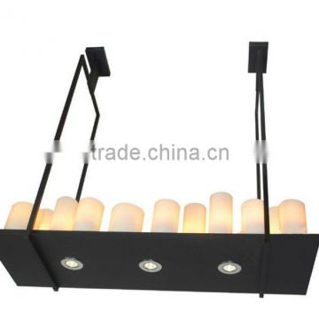 rectangular candlehold LED pendant lighting with super quality