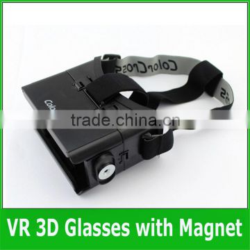 Colorcross II Head Mount Plastic 3D vr Glasses google cardboard Vr Virtual Reality oculus rift with magnet for 3D movie games