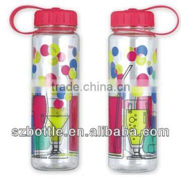 plastic drinking water bottle