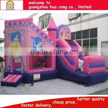 Cartoon Theme Brighted-color Inflatable Bouncer With Slide photo-6