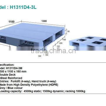 Plastic Pallet With Steel 1300*1100