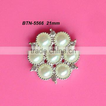 Hot selling factory price rhinestone button in stock (btn-5566)