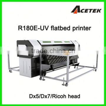 new model UV Roller&Flatbed printer R180E with double DX5 heads