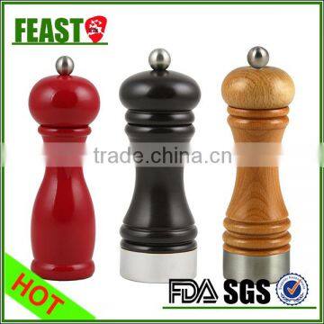 new style popular bamboo manual spice grinder