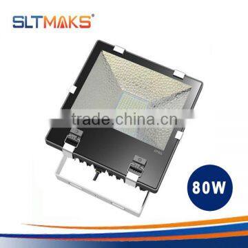UL DLC 3030 LED Chip 80W LED Flood Light with 5 Years Warranty