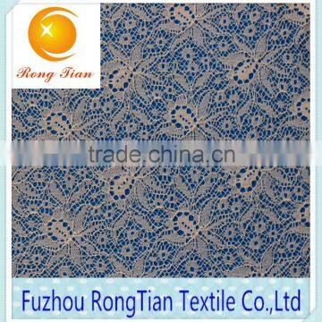 Fashion lace gauze fabric elastic for wedding dress