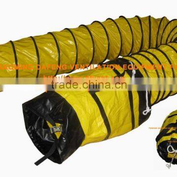 Drying blower ventilation flexible duct with carry and storage bag