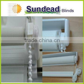 Textile Venetian Blinds 18 mm ,28mm, 38mm Zebra Roller Blinds With Zebra Fabric