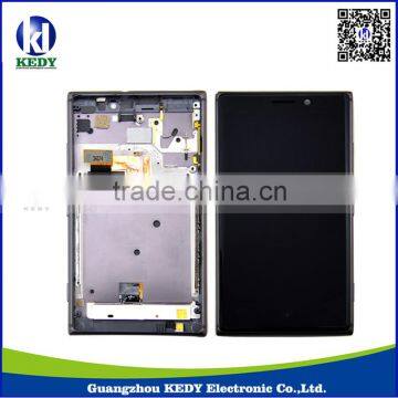 Original LCD Touch Digitizer Complete,LCD Screen for nokia lumia 925 Dispaly with frame Assembly