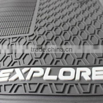 Whoelsale Custom Fit Full Set Position PVC Car Floor Mats For FORD EXPLORER photo-3
