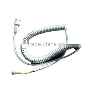 Spring line power supply cord