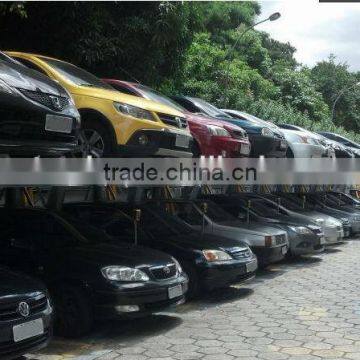 Hydraulic duplex car parking system