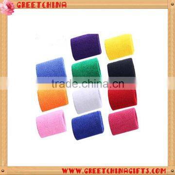 Custom Logo Exercise Cotton Sports Basketball Wristband