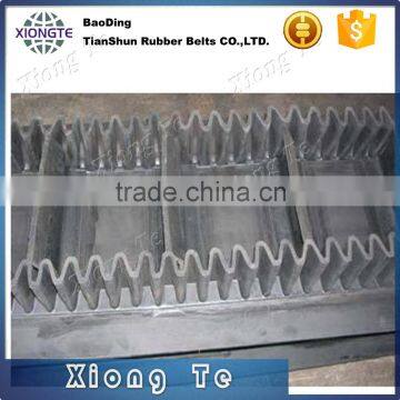 concrete conveyor belt nylon cleat sidewall conveyor belt