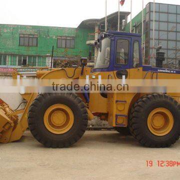 wheel loader with side dump fuction