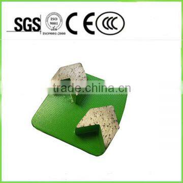 20*15*8mm arrow segments diamond grinding shoes abrasive disc for concrete floor