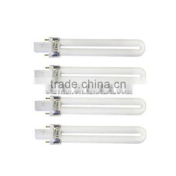 4pcs white color replaceable 9W UV bulbs for uv nail lamp