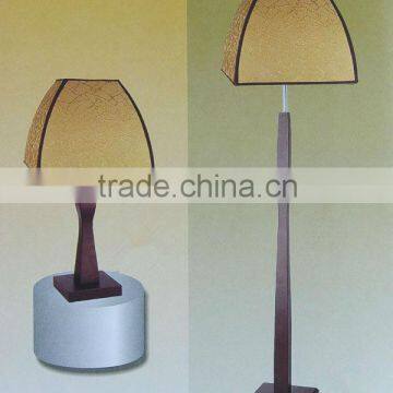 2015 Modern hotel UL wood table lamp and floor lamp for decorative